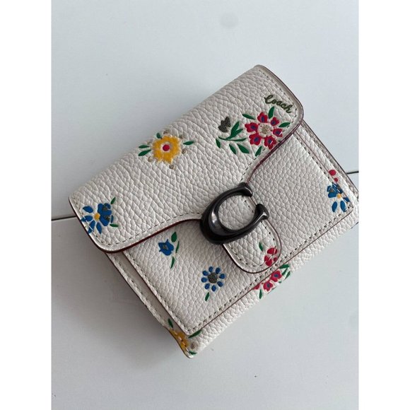 NWT COACH Tabby Small Wallet With Wildflower Print (1364) - Picture 7 of 11